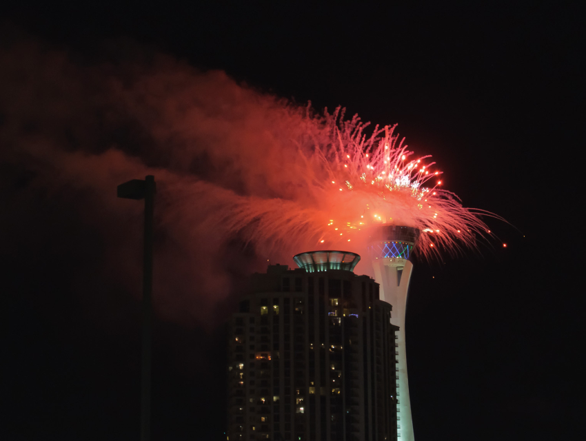 The Las Vegas Strip Fireworks