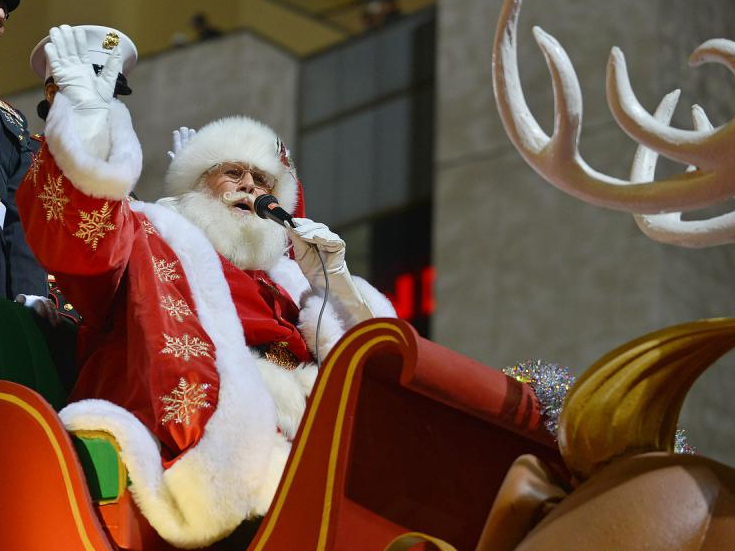 ハリウッドのクリスマスパレード