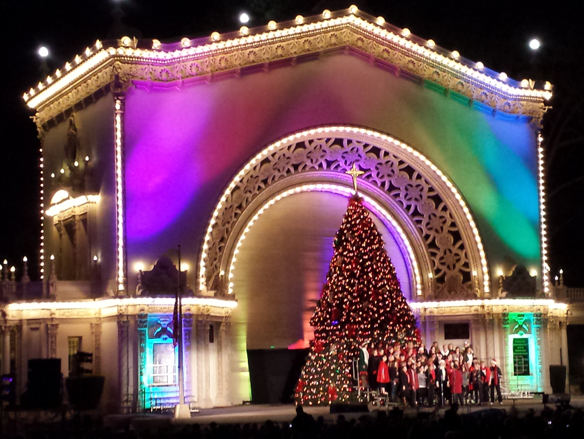 Balboa Park Dezember-Nächte