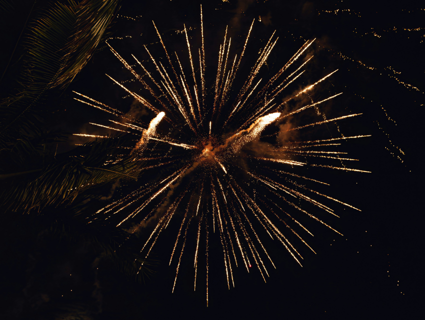 Waikiki Neujahrsfeuerwerk