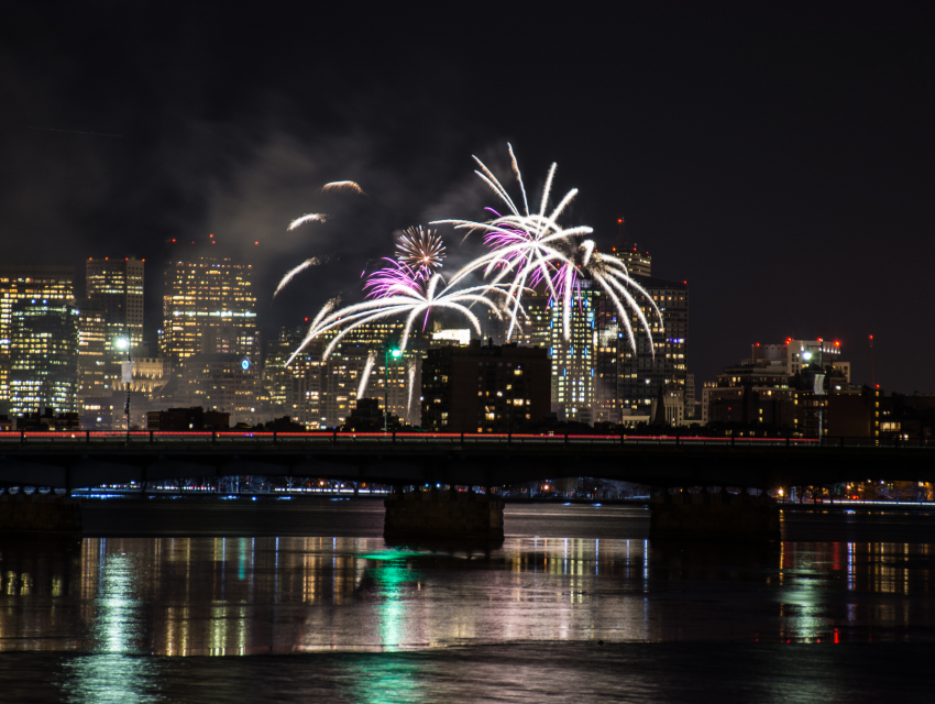 الليلة الأولى في بوسطن