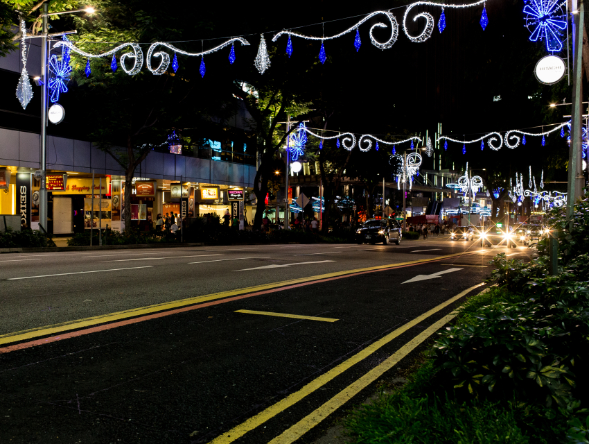 멋진 거리의 크리스마스