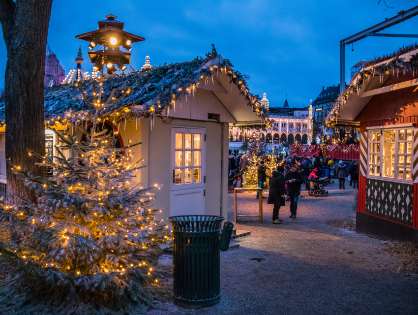 チボリガーデンのクリスマスマーケット