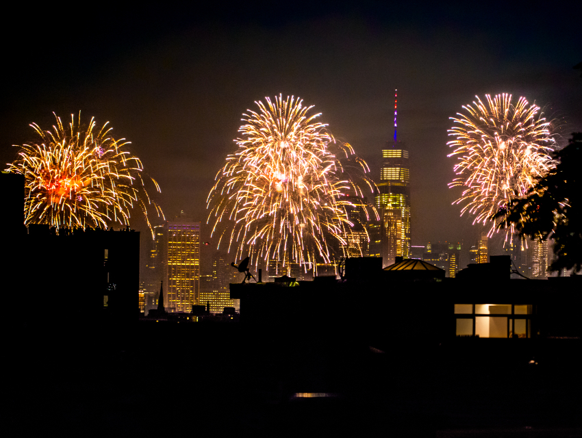Macy's Feuerwerk am 4. Juli